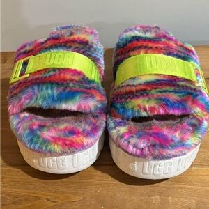 Ugg Multi Color Slippers size 8